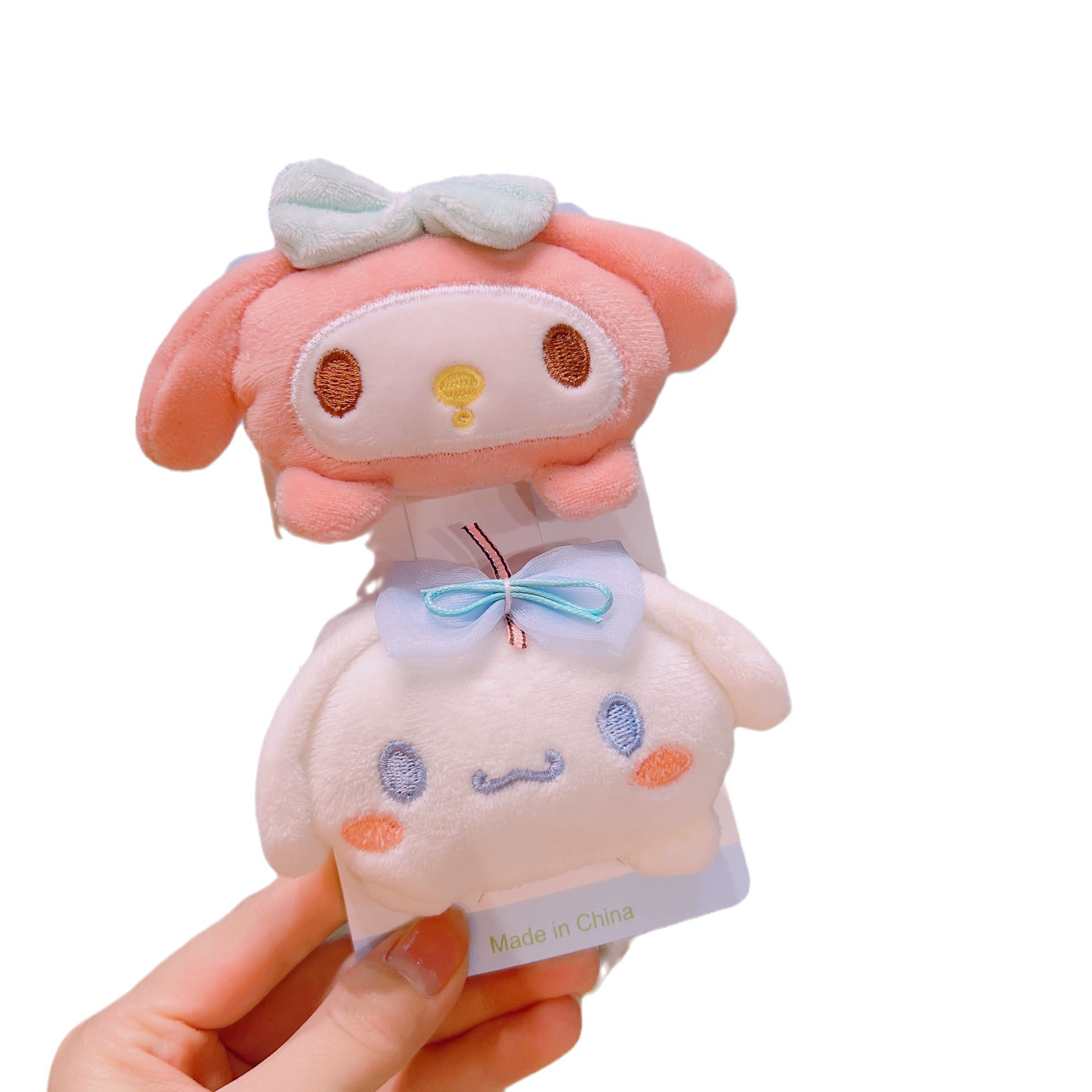 Плюшевая кукла, милая японская заколка для волос, забавные шпильки, интернет-знаменитость