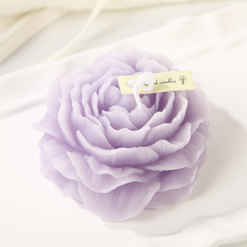 Peony flor aromaterapia vela al por mayor Día DE LA Madre fragancia regalo simulación flor forma vela decoración transfronteriza