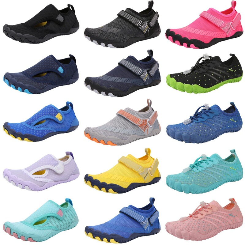 Cross-Border New Model Children's Water Shoes, Non-Slip Wading Shoes for Boys and Girls, Breathable Shoes, Swimming Shoes, Beach Shoes, Five-Toe Shoes