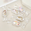 Cartoon small plastic earrings, necklace, cute storage box, wholesale