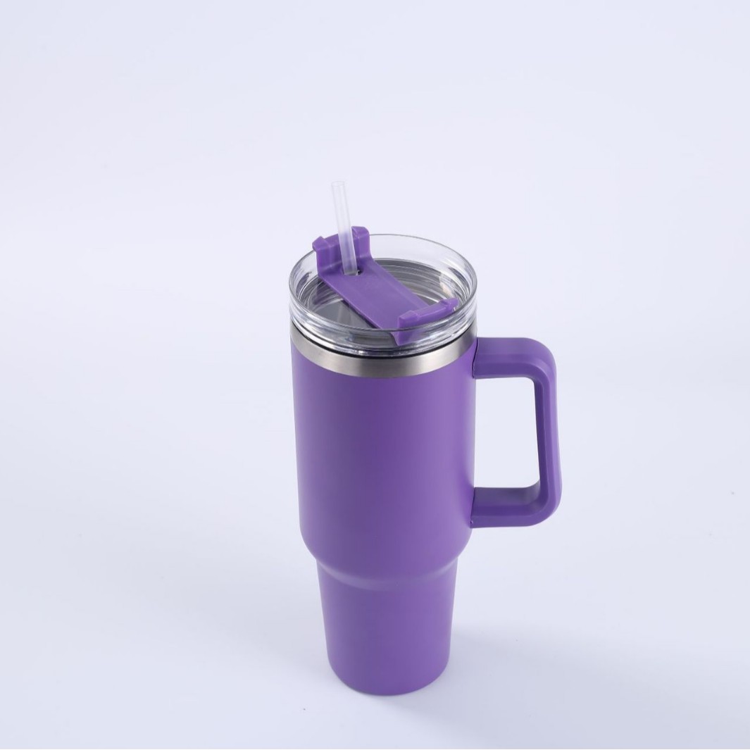 Transfronterizo dedicado 40oz mango taza de hielo calentador de taza de coche generación 304 acero inoxidable aislado mango frío taza de coche