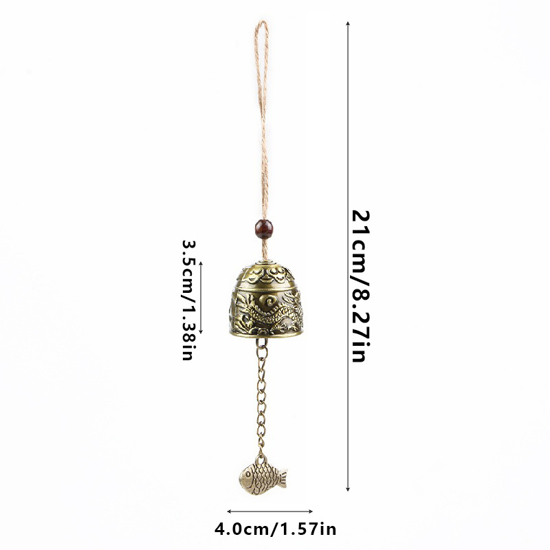 Cross-border Best-selling Bell Dragon Pendant, Yunnan Badoong Wind Chime Decoration, Creative Metal Home Decor_voghion.com
