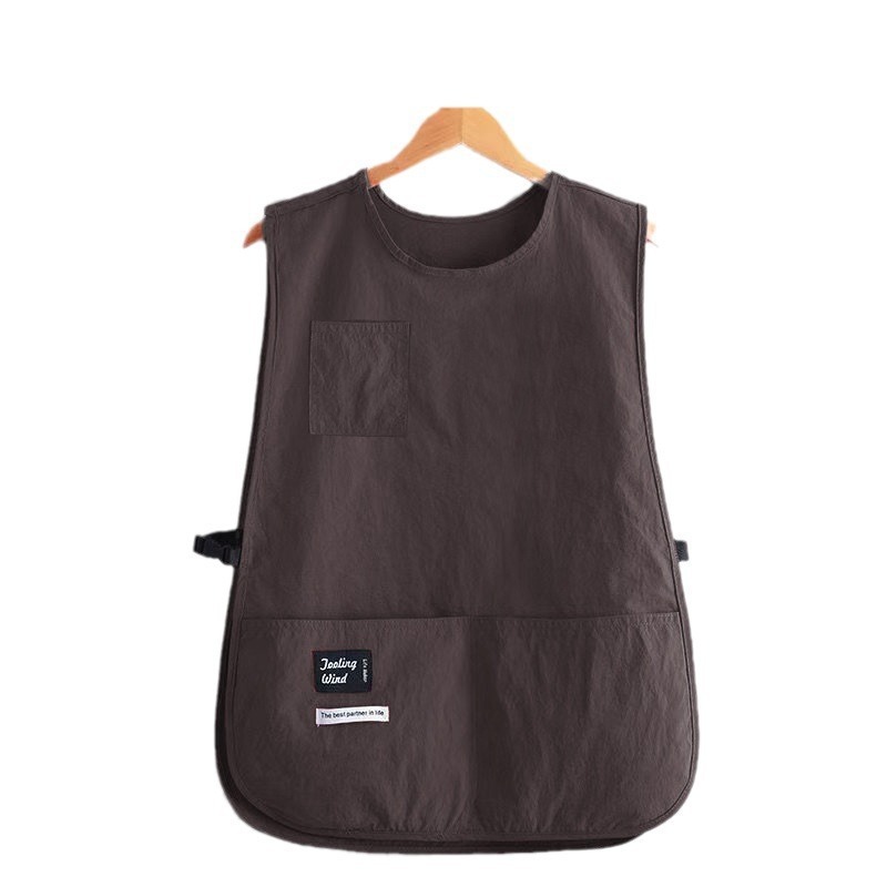 家庭用キッチンエプロン水かけ防止カフェ作業服通気性ベスト|undefined