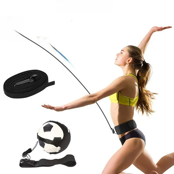 Cross-border spot ball bounce with elastic convolute volleyball football trainer ball bounce football training Belt