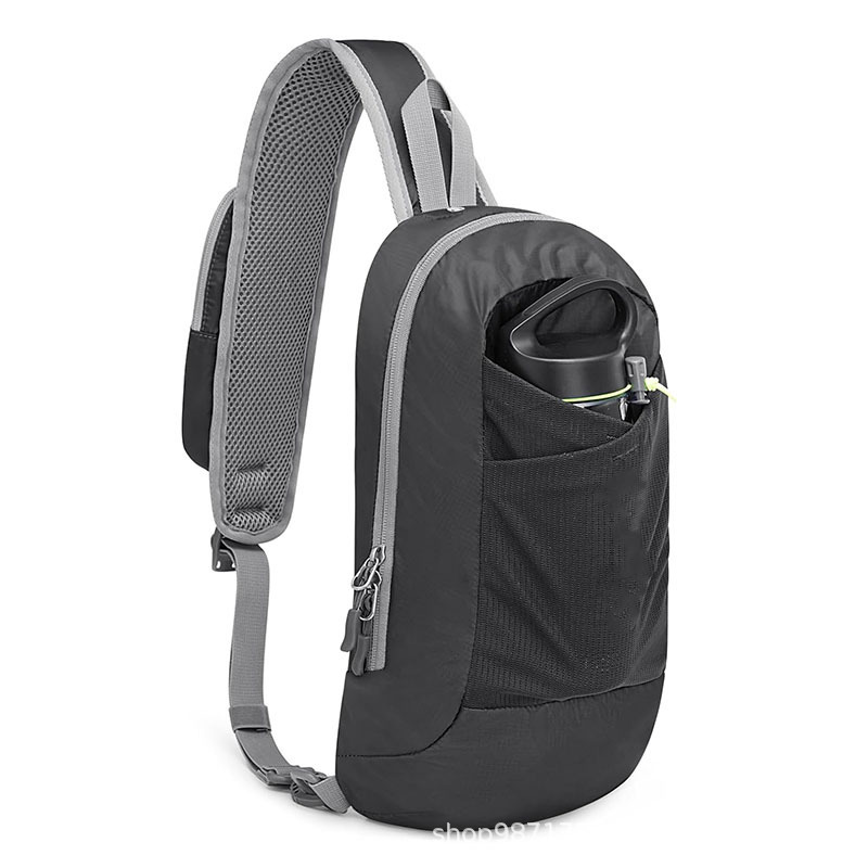 Amazon nueva mochila de hombro blindaje mochila de hombro ligera mochila de pecho para viajar y correr