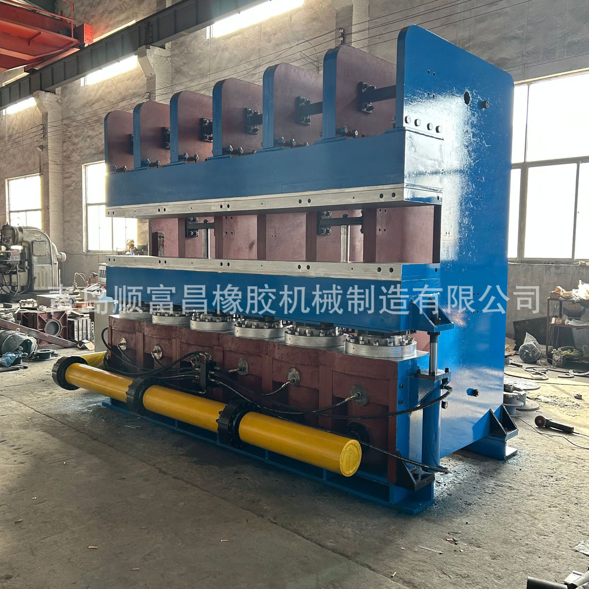 自产自销闸门水封热压成型硫化机 600吨鄂式自动平板硫化机