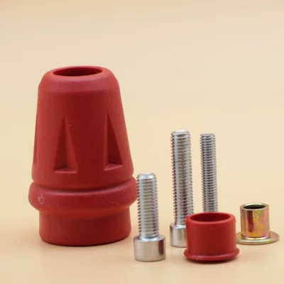 Motorcycle 250Sr Anti-Fall Bar Motorcycle bumper - red-single-with-3-different-types-of-screws