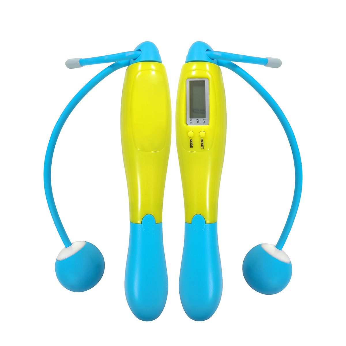 노란색 파란색 밧줄 + 공