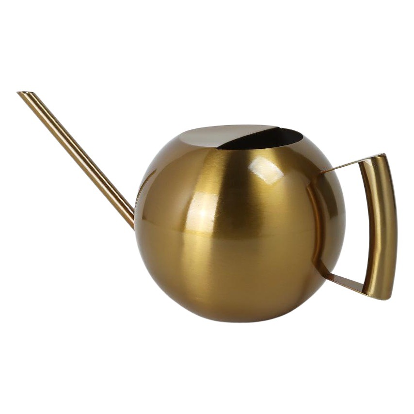 De acero inoxidable de riego suculenta regadera de riego de Oro regadera de la boca larga hervidor olla de riego de jardinería 1000ML