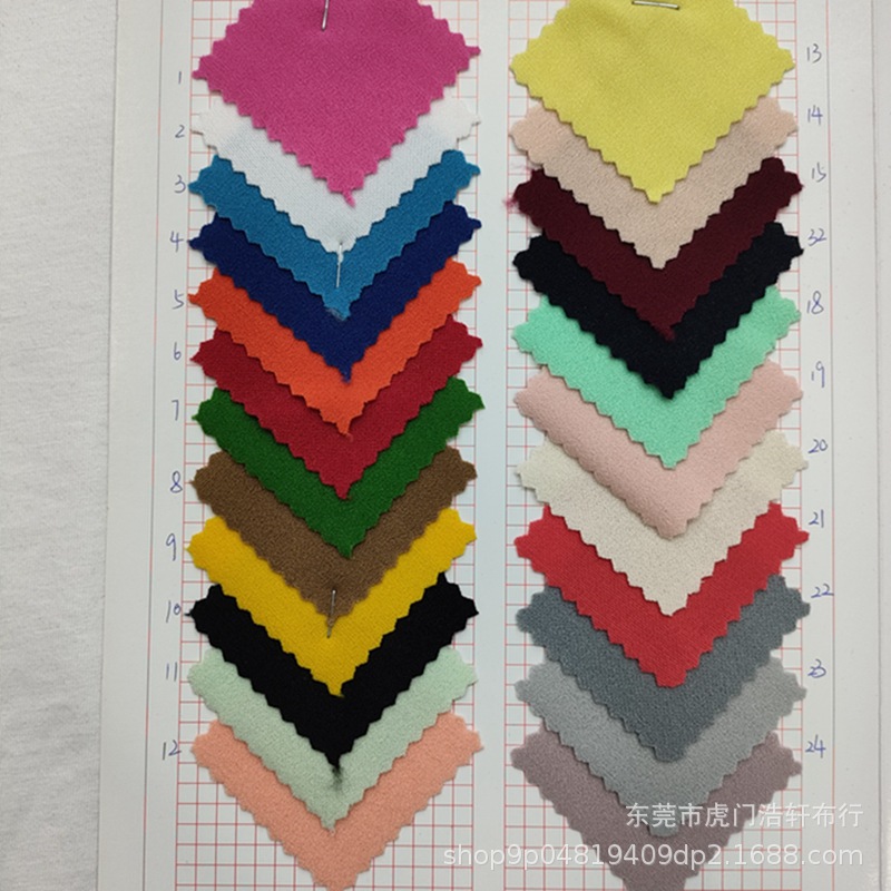 加捻乱麻针织面料 250g涤纶弹力捻丝乱麻时装面料 仿麻棉休闲面料