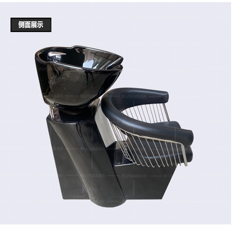 Cama champú cama tienda de cuidado del cabello salón de belleza champú semi-tailandés lavado cama champú tumbado Silla de cabeza sentado cama de cabeza