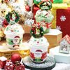 Christmas Fat Cup Baked Packaging Net Red Cup Ice Cream Cup Santa Claus Sticker Cup Cup