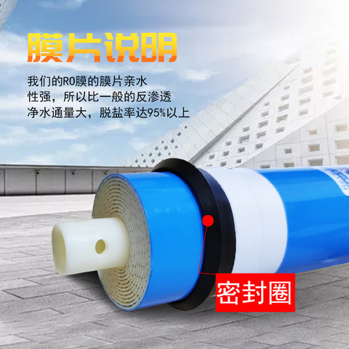 Wellington RO membrane filter pure water machine reverse osmosis water purifier 75g100g400g600g universal reverse osmosis membrane