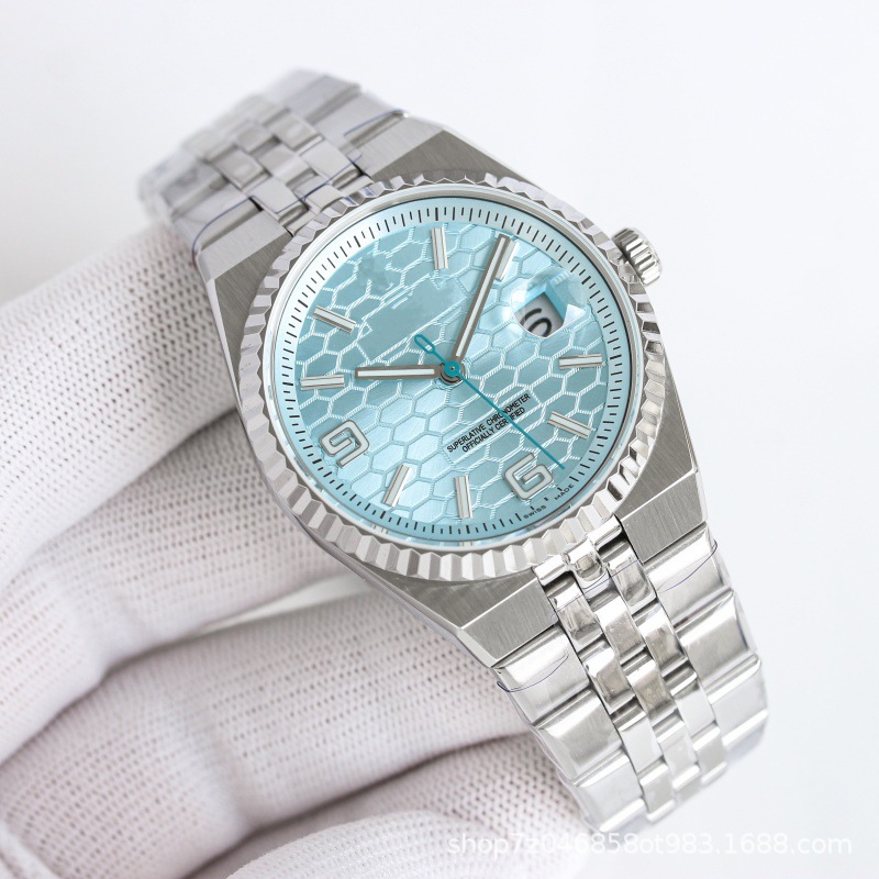 Transfronterizos laojia hombre nuevo tipo de caja de acero de seis tipos 7315 panal log reloj mecánico automático fábrica al por mayor