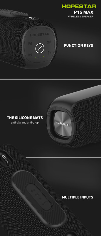 HOPESTAR-P15MAX 2021新型工場直販bluetoothスピーカー屋外防水オーディオ携帯カード|undefined