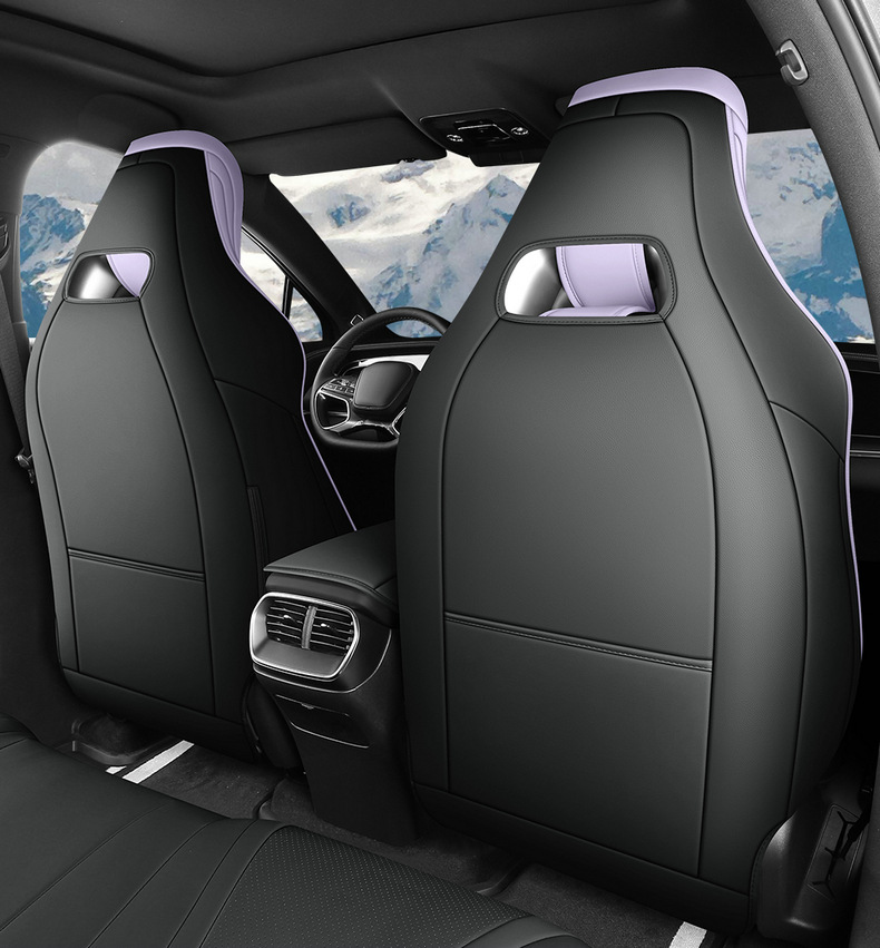 New Model Special Car Hiace 07Ev Nappa Leather Four-Season Left-Hand Drive Overseas Right-Hand Drive Seat Cover Cross-Border Full-Cover Car Seat Cushion