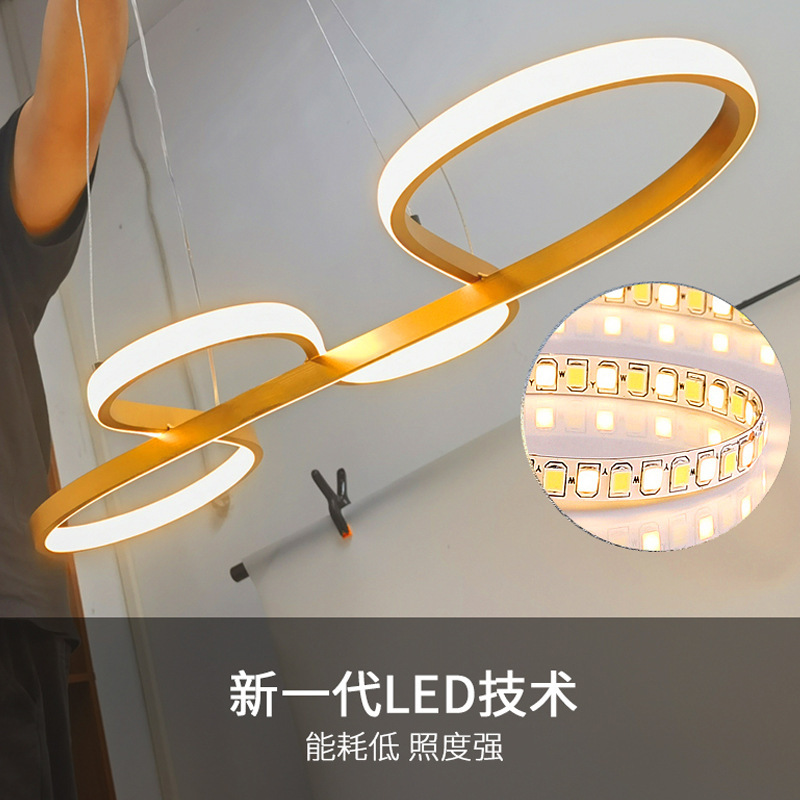 国境を越えた熱い販売 LED モダンなダイニングシャンデリアシンプルな寝室リビングルームバー創造的な人格ファッションシャンデリア産業風|undefined