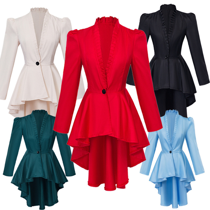 Renaissance Clothing Women's Steampunk Medieval Tuxedo Gothic Victorian Retro Clothes