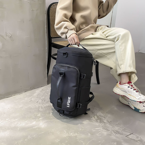 Three-in-one backpack, handbag, shoulder bag, multifunctional travel bag, men and women's fitness handbag, yoga bag 