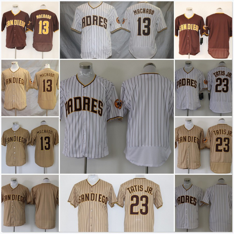 Wholesale San Diego Padres 13 # 23 # Fan Edition Embroidered Baseball Jersey