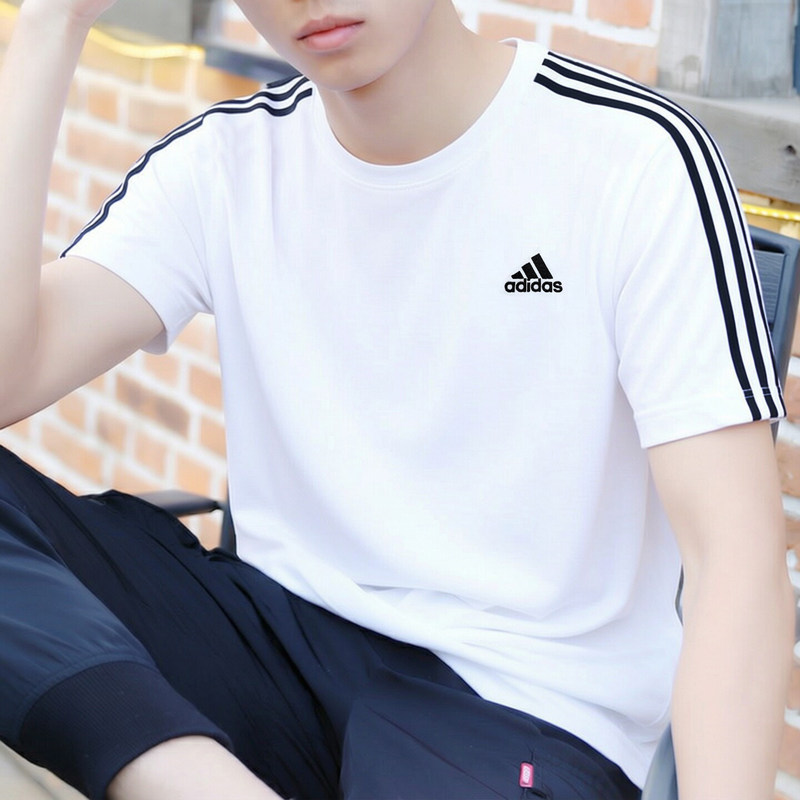 Summer Adidas Sports Couple Casual T-Shirt Short-Sleeve Top Cross-Border Trefoil T-Shirt Men's Short-Sleeve Top Summer Adidas Sports Couple Casual T-Shirt Short-Sleeve Top Cross-Border Trefoil T-Shirt Men's Short-Sleeve Top