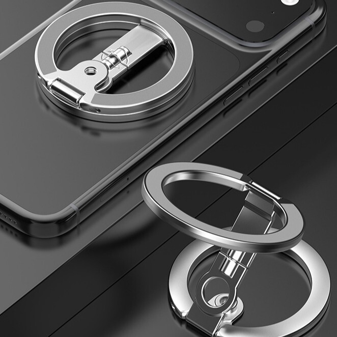 Apple Android Factory Direct Sales Magsafe New Model Rotating Shaft Double-Sided Magnetic Car Phone Ring Holder Suitable for Use Apple Android Factory Direct Sales Magsafe New Model Rotating Shaft Double-Sided Magnetic Car Phone Ring Holder Suitable for Use
