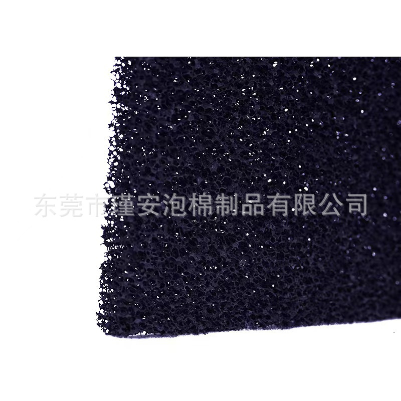 厂家大量供应 活性炭过滤棉片材 进风口过滤黑色生化棉纤维过滤网