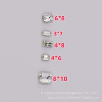 Фабрика оптовая длинная стеклянная ушная дрель diy одежда свадебная обувь сумка ювелирные аксессуары