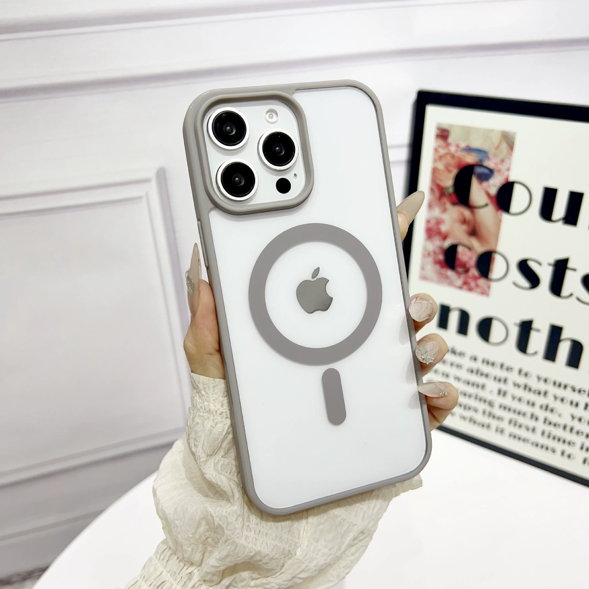 Совместимый матовый чехол для телефона Apple iPhone 15, защитный чехол, iphone, 2 в 1
