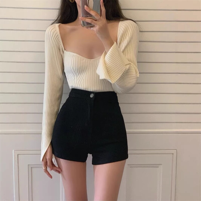 American-Style Red High-Waisted Denim Shorts for Women, 2026 Summer New Hot-Selling Spicy Girl Tight-Fitting Fashion A-Line Hot Pants
