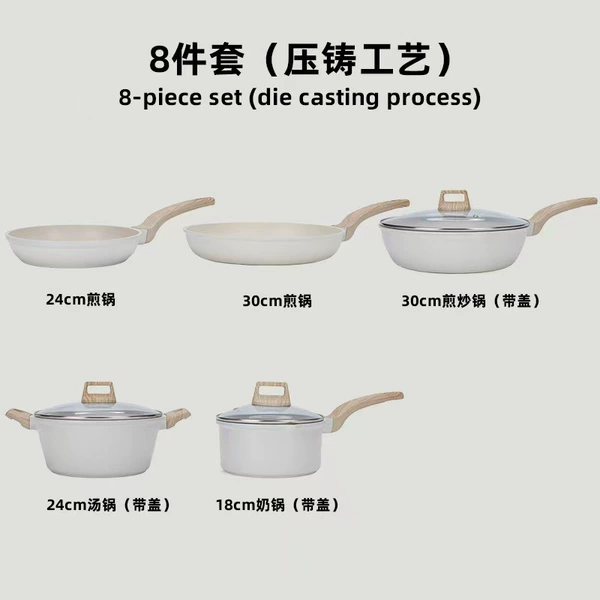 Eight-piece pot set