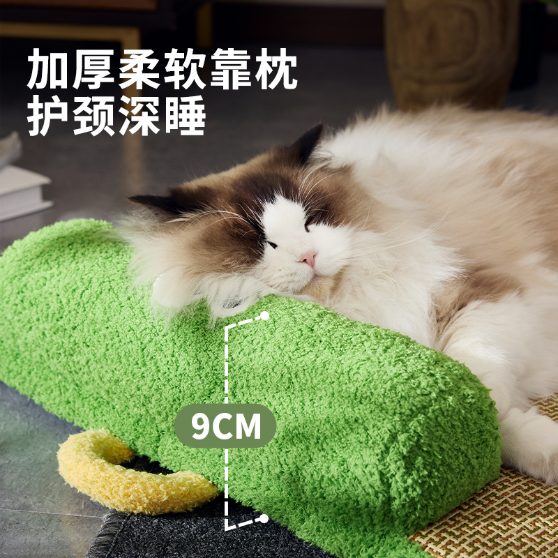 Estera para mascotas, nido para gatos, alfombra de verano, nido para gatos, cojín para gatos para dormir, perrera para dormir, suministros para alfombrillas de hielo para gatos de verano