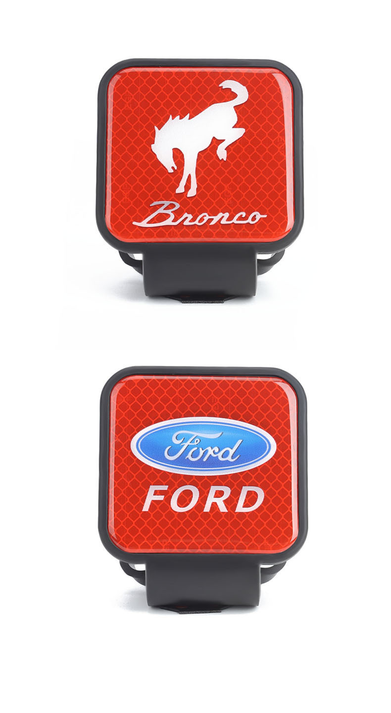Cross-Border Car Modification Parts: Dust Cover for Trailer Hitch, Square Port Protective Cover, 2-Inch 51mm Towing Cover