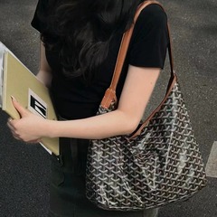新品ゴヤホボ脇下バッグショッピングバッグ通勤Y字プリント男女大容量トートバッグ子母バッグ