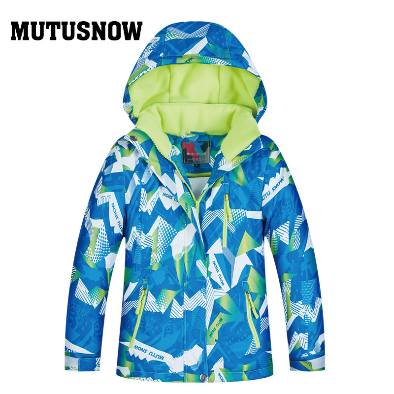 @MooTuSnow Children's Ski Suit Boys' Single and Double Ski Outdoor Waterproof Windproof Warm Ski Jacket Factory Direct Supply