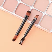 Двусторонняя компактная щетка с изменяемой ручкой для хранения банка для ресниц, новая коллекция