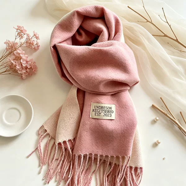 2026 New Korean Style Versatile Imitation Cashmere Long Scarf for Women, Autumn and Winter, High-end Solid Color with Tassels, Warm Neck Warmer