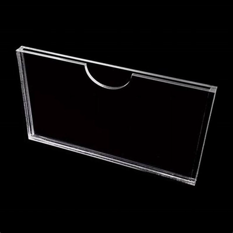 Folder for business cards, acrylic stand, box, storage system