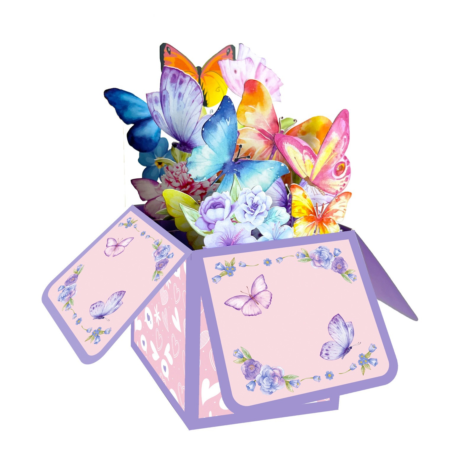 나비 입체 생일 카드 C형