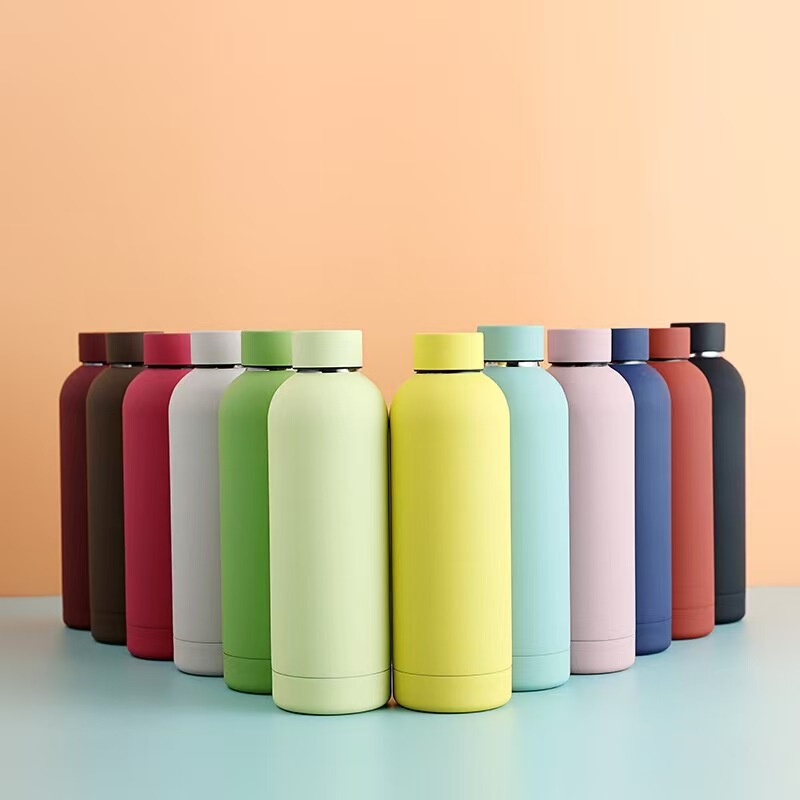 New Model 304 Stainless Steel Small-Mouth Insulated Cup, Direct Cross-Border Supply, Outdoor Direct Drinking Portable Car Cup, Macaron Color New Model 304 Stainless Steel Small-Mouth Insulated Cup, Direct Cross-Border Supply, Outdoor Direct Drinking Portable Car Cup, Macaron Color