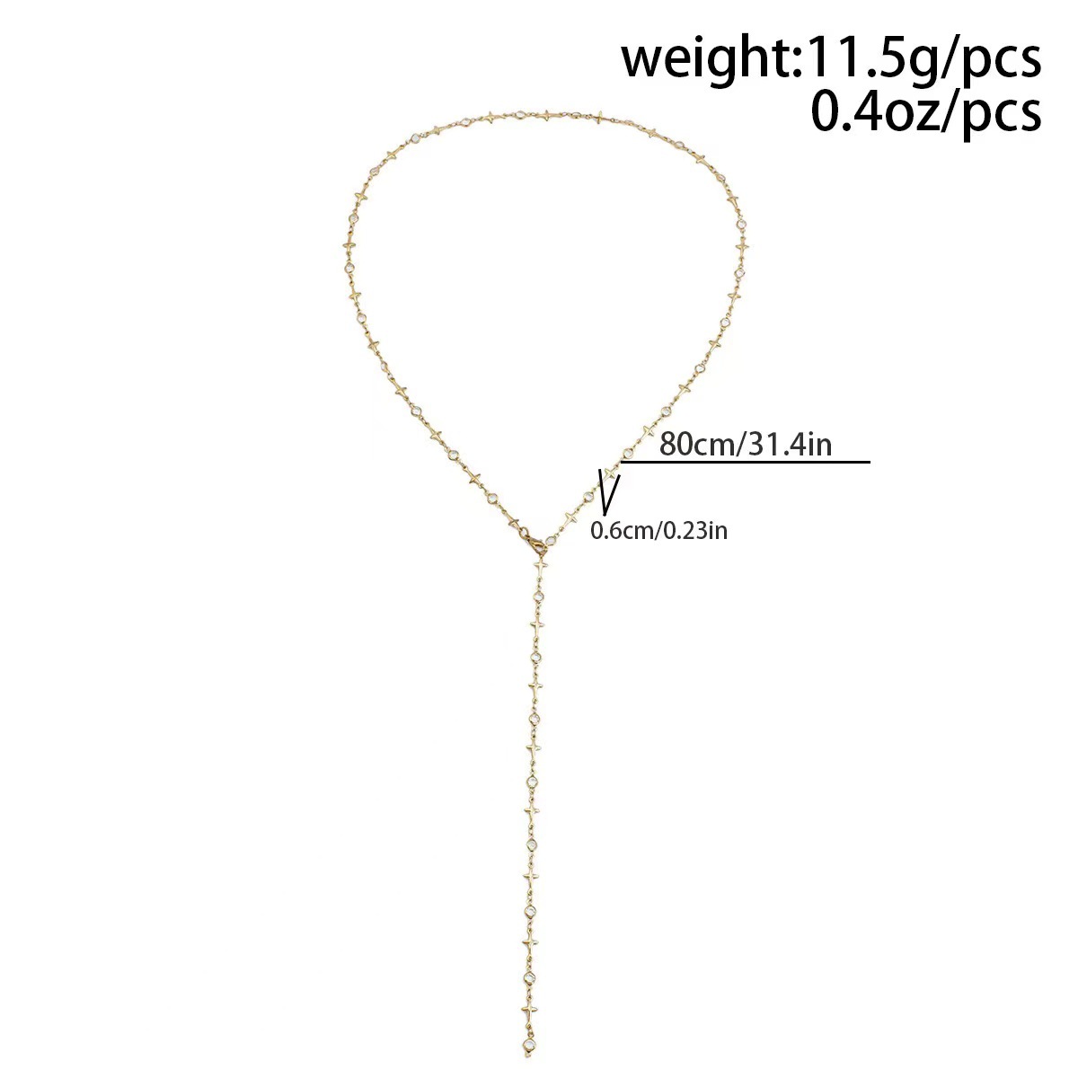 Elegant Vacation Modern Style Flower Alloy Handmade Chain Lobster Trigger Clasp Closure Y-necklaces Wholesale display picture 17