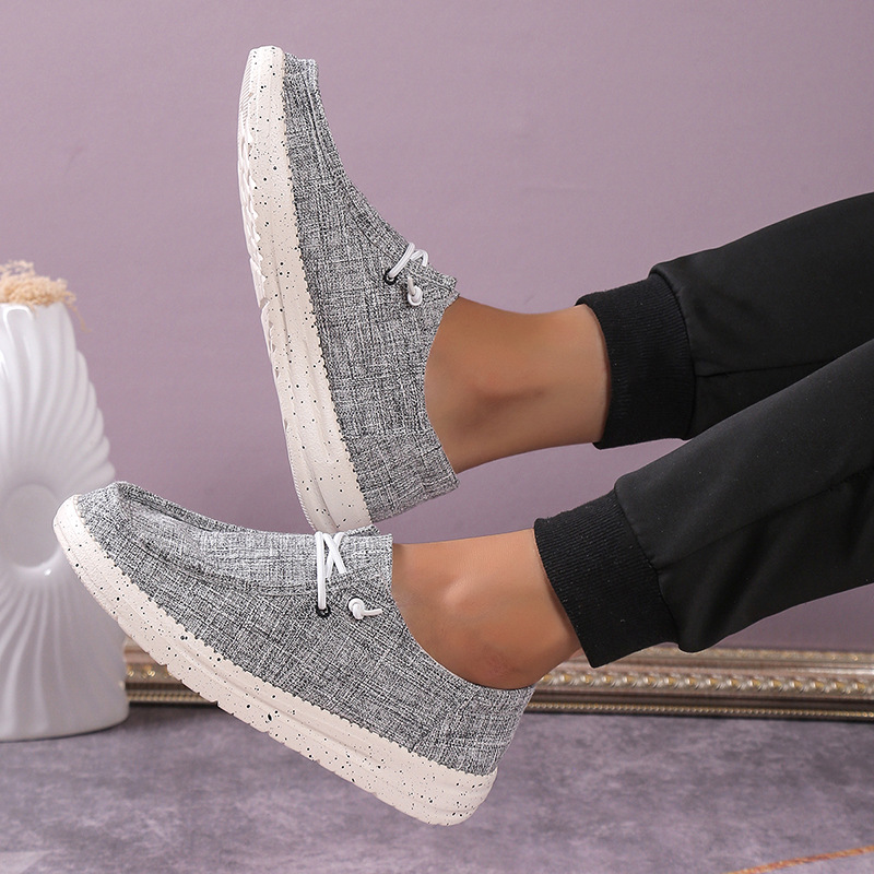 Cross-border Xiyin Best-selling Large-size Canvas Casual Shoes For Men, Canvas Men Loafers_vogvips.com
