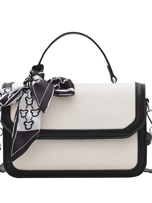 Niche Zhong lujo ligero de textura alta bolso de mano pequeño para mujeres 2025 nuevo cross-border color de contraste universal bolso de hombro