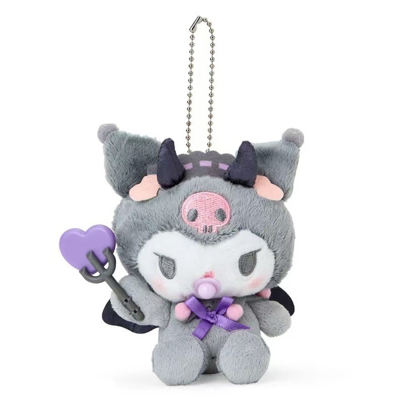 可爱天使恶魔奶嘴hellokitty包包挂件毛绒公仔玩偶凯蒂猫kt猫挂饰|undefined