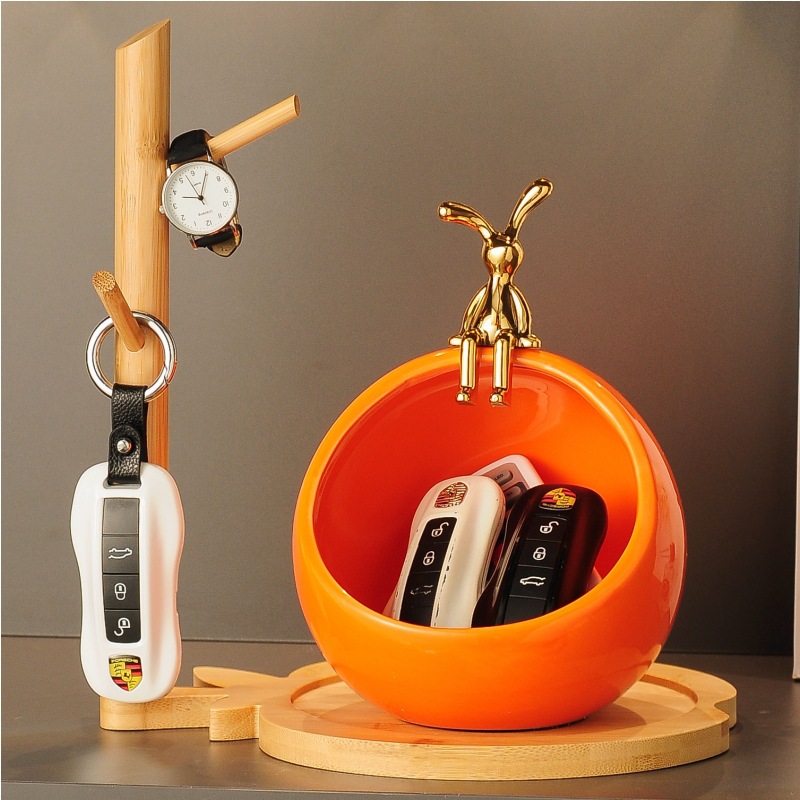 Entrance Door Key Storage Ornaments Light Luxury High-end Modern Simple Home Decoration Living Room Shoe Cabinet Decorations