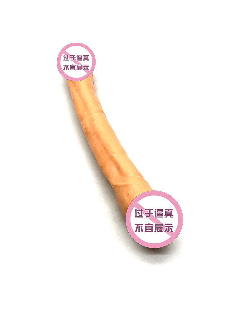 Double-Headed PVC Anal Plug, High-Simulation Adult Toy for Men and Women — detail image 8
