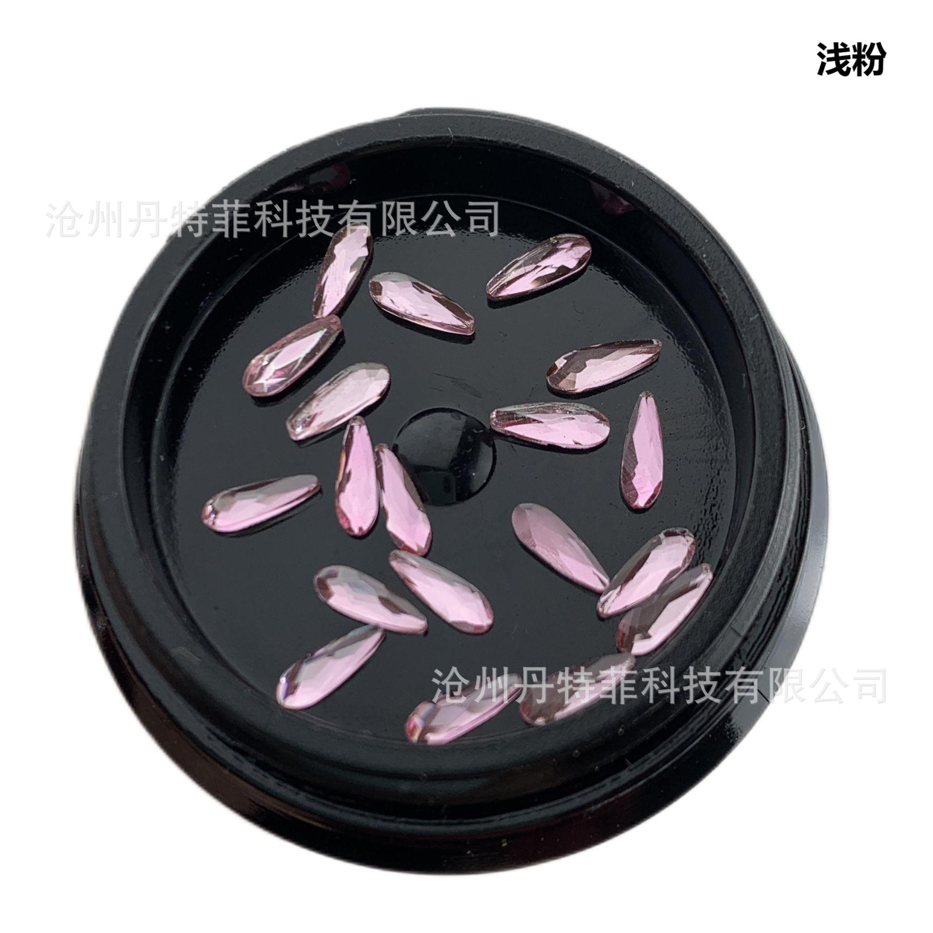 Productos de comercio exterior 2.6 * 8mm dientes de goteo de agua a granel dientes de dientes de dientes de dientes de semillas de melón goteo de agua bolsa de taladro inferior plano