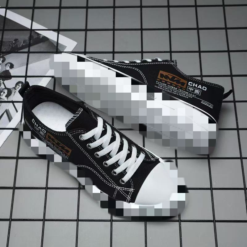Nuevos zapatos de lona de hombre 2025 primavera transpirables zapatos de skate casuales juveniles estilo universitario simple zapatos de skate casuales