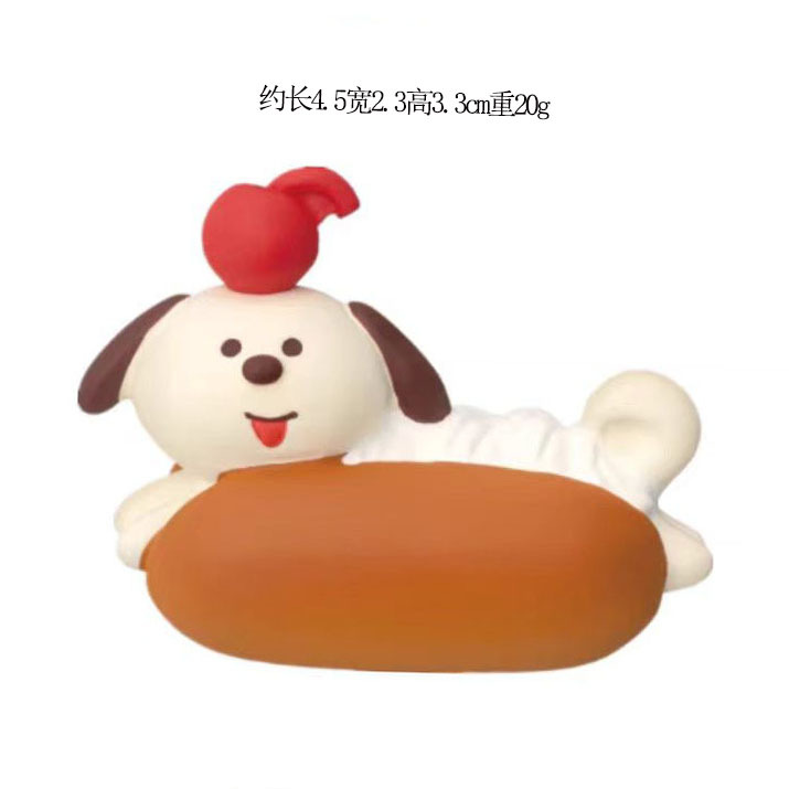 크림 핫도그 빵