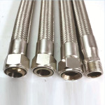 不锈钢金属软管法兰式金属软管高压蒸汽钢丝编织网波纹管厂家批发